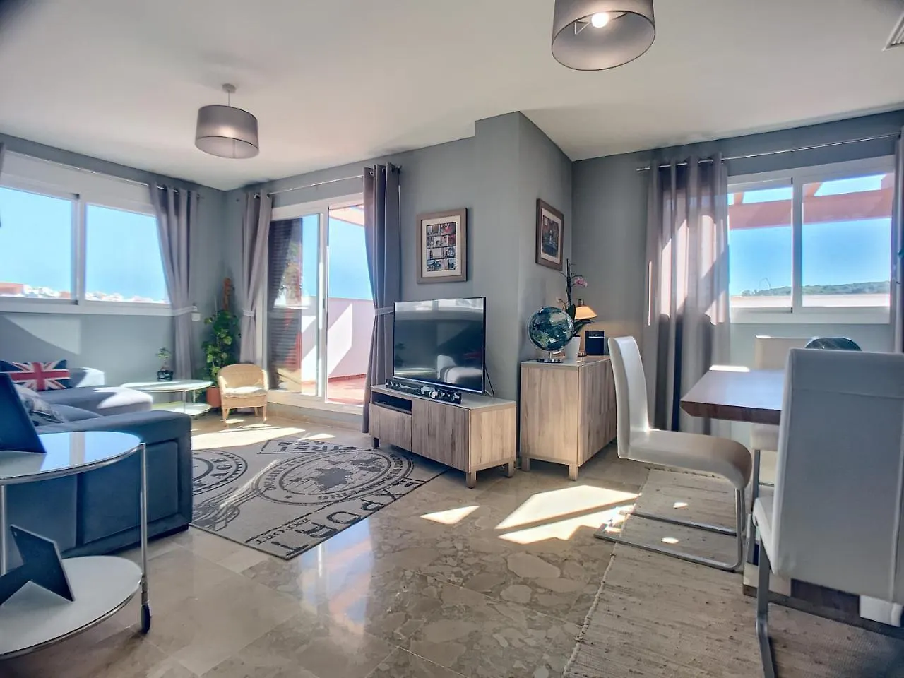 2253-Amazing Penthouse, Huge Terrace, Golf View Lägenhet Alcaidesa